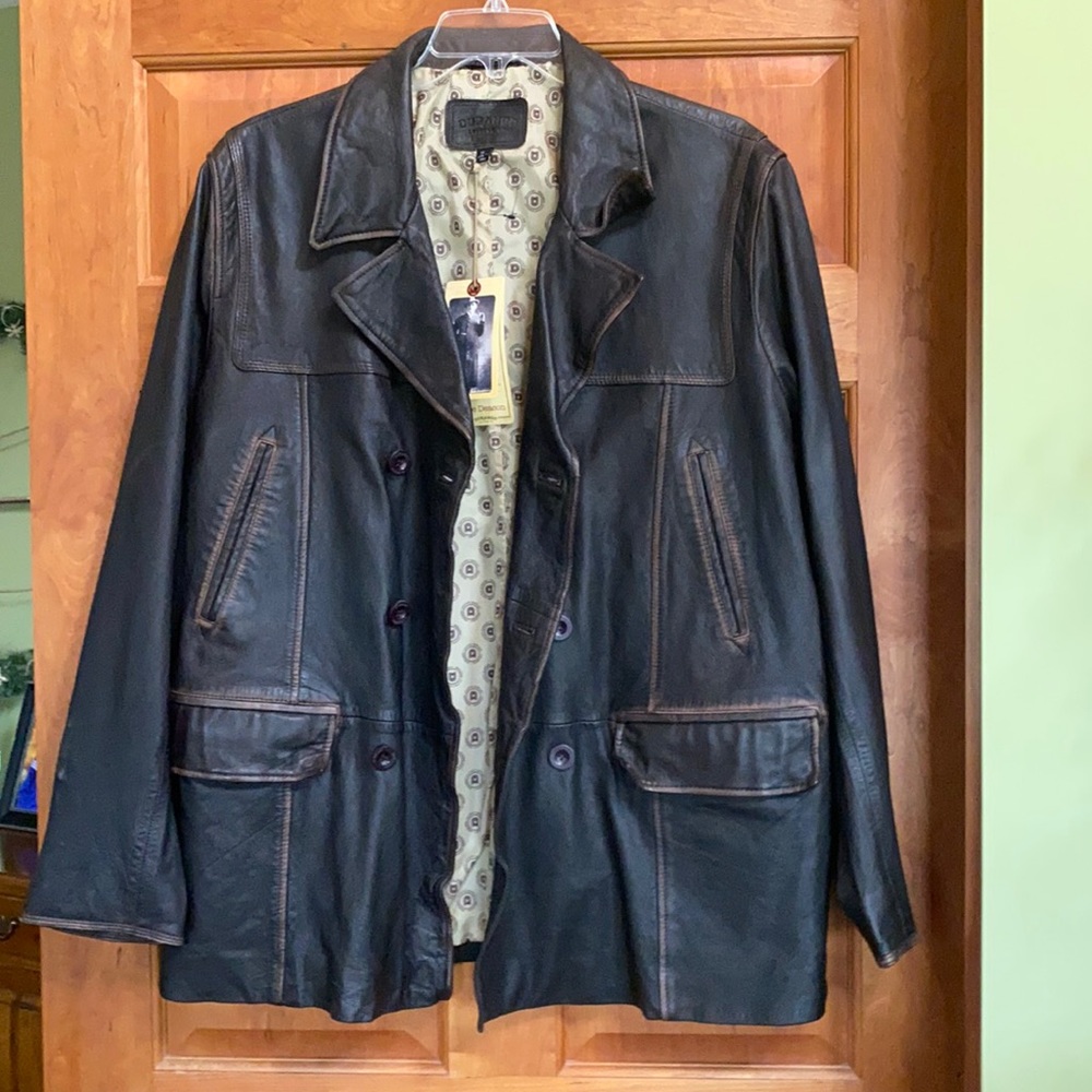Durango Leather Coat - The Deacon NWT